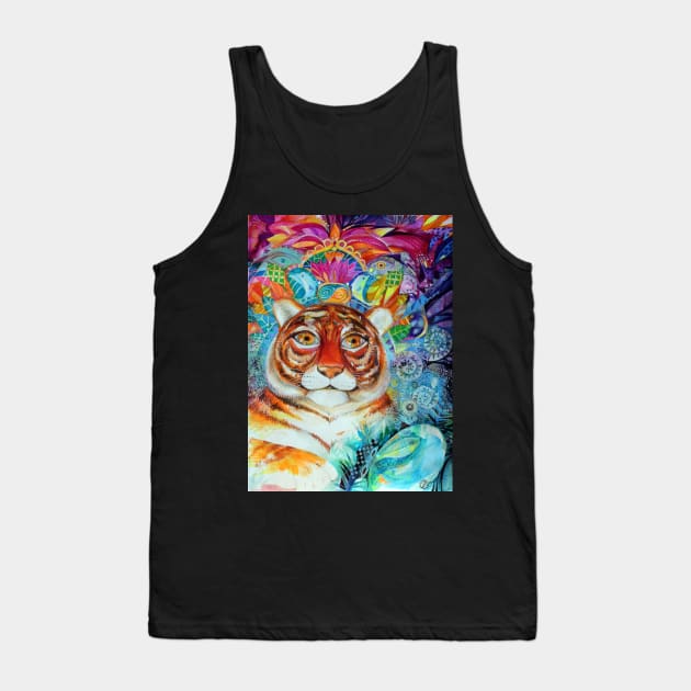 crazy tigre Tank Top by CATS ART